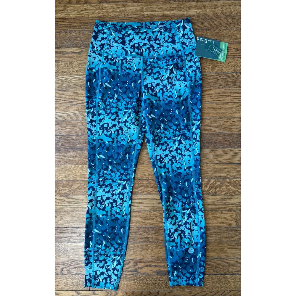 NWT LL Bean Women's High Rise 7/8 Leggings Size Small